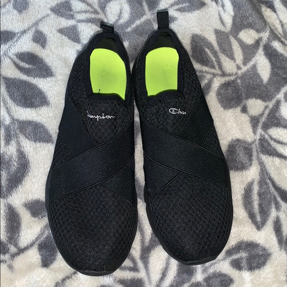 Champion Slide on Sneakers